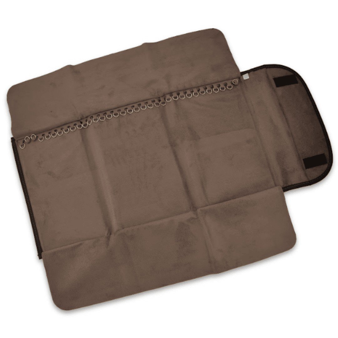 Pasta Mostruário Para Pulseiras - Tamanho 24,5x60,5cm Dunny Coffe - Suede Marrom