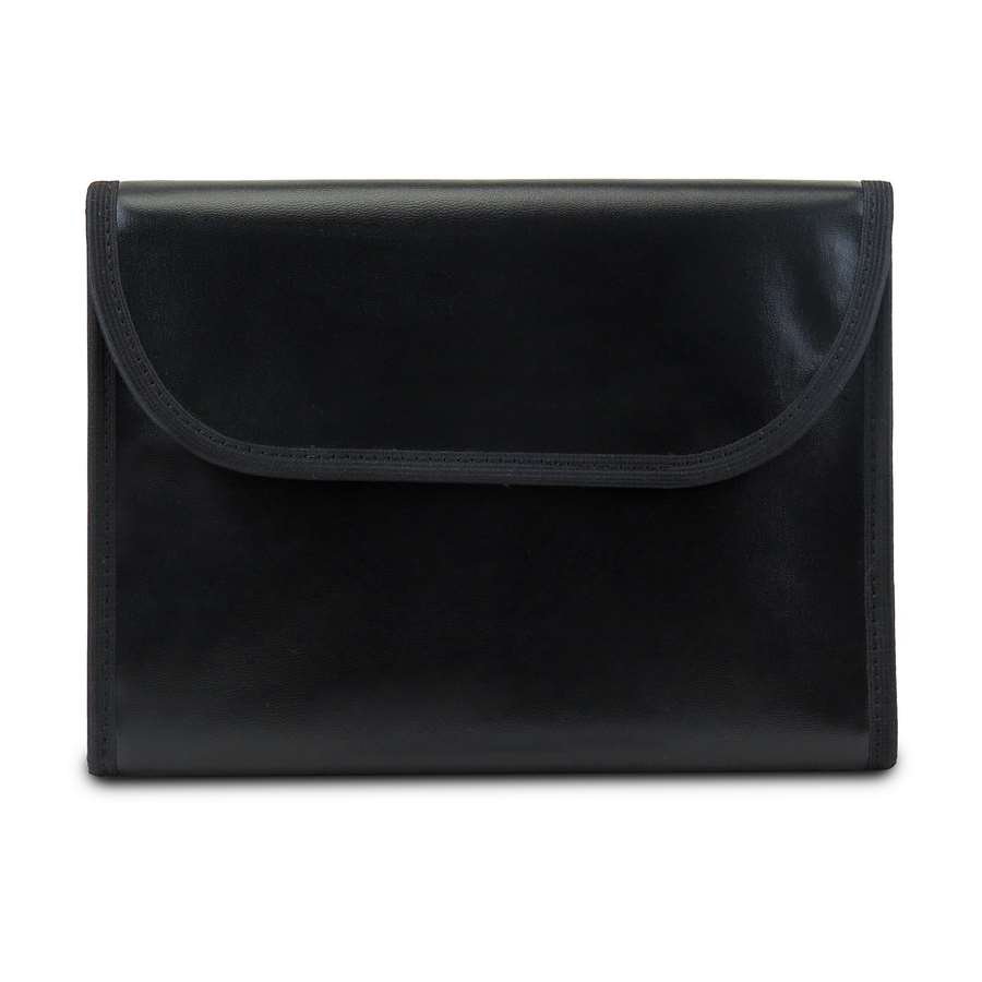 Pasta Mostruário Para Pulseiras - Tamanho 25x68cm Vinil Preto - Veludo Vermelho