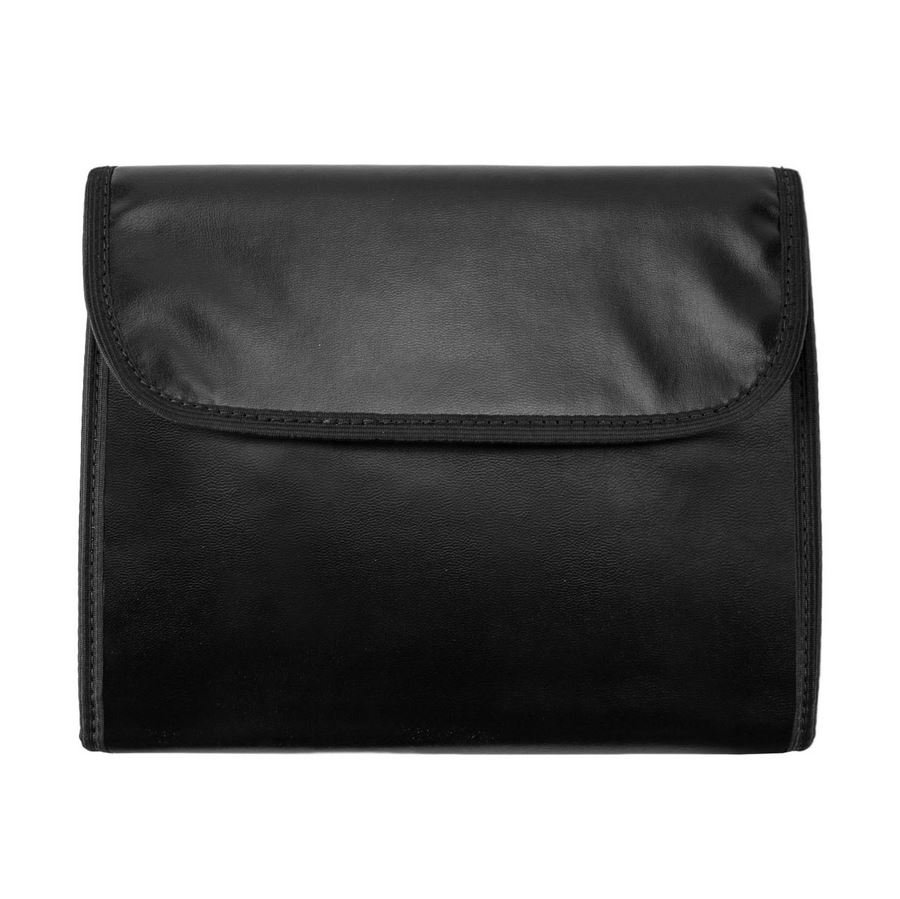 Pasta Grande Mostruário para Anéis e Brincos - 25x78x2 cm. Vinil Preto - Veludo Preto