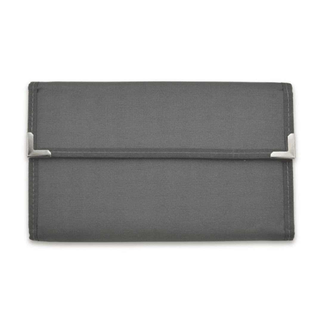 Pasta Média Mostruário para Joias - 27x60 cm. Dunny Grafite - Suede Bege