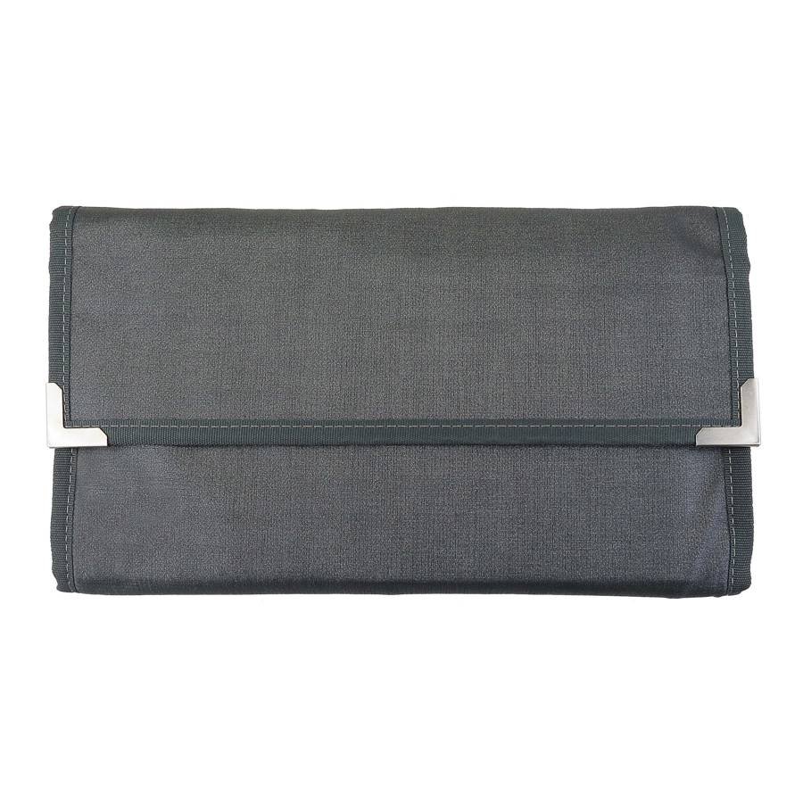 Pasta Média Mostruário para Joias - 27x60 cm. Dunny Grafite - Suede Cinza