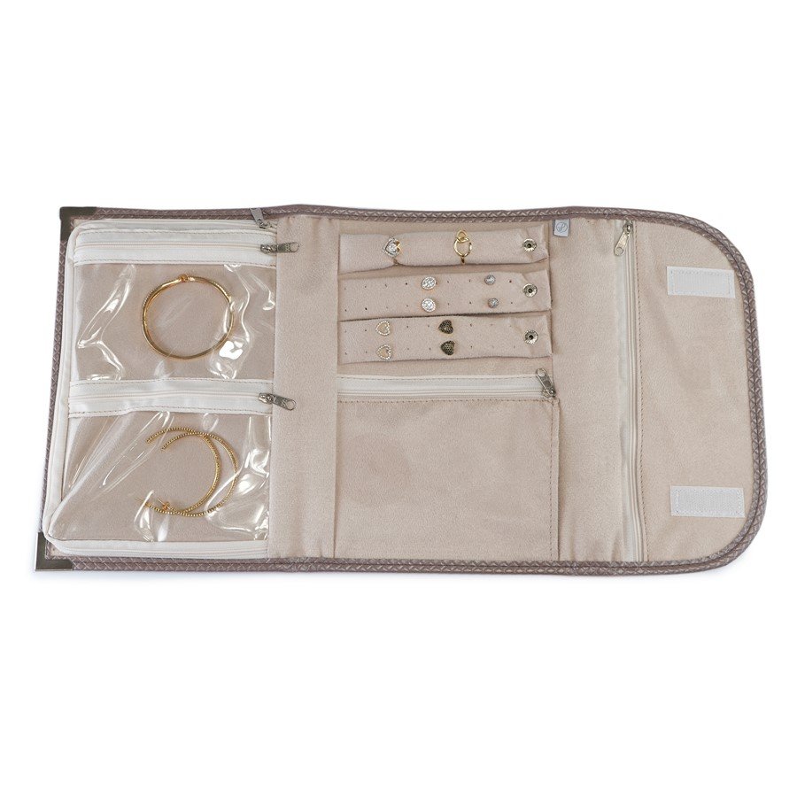 Pasta Média PRIME 1A2B 25x50 cm Rodes Capuccino Metalizado - Suede Bege