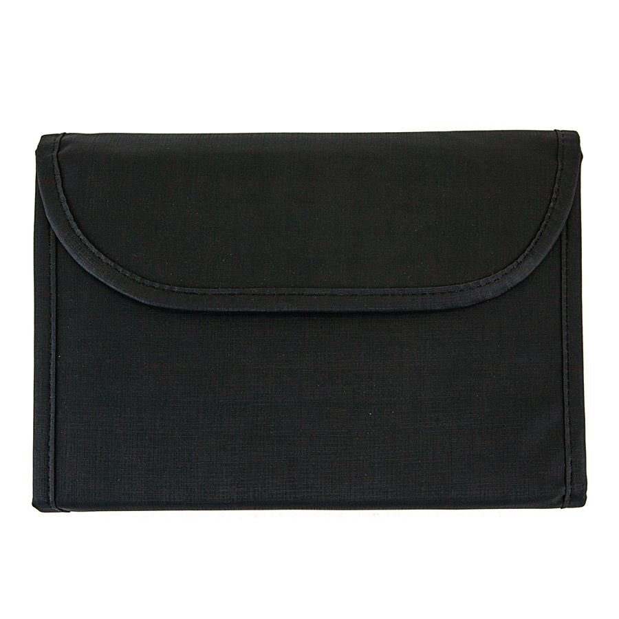 Pasta Grande PRIME 2A3B 25x68 cm Dunny Preto - Suede Cinza