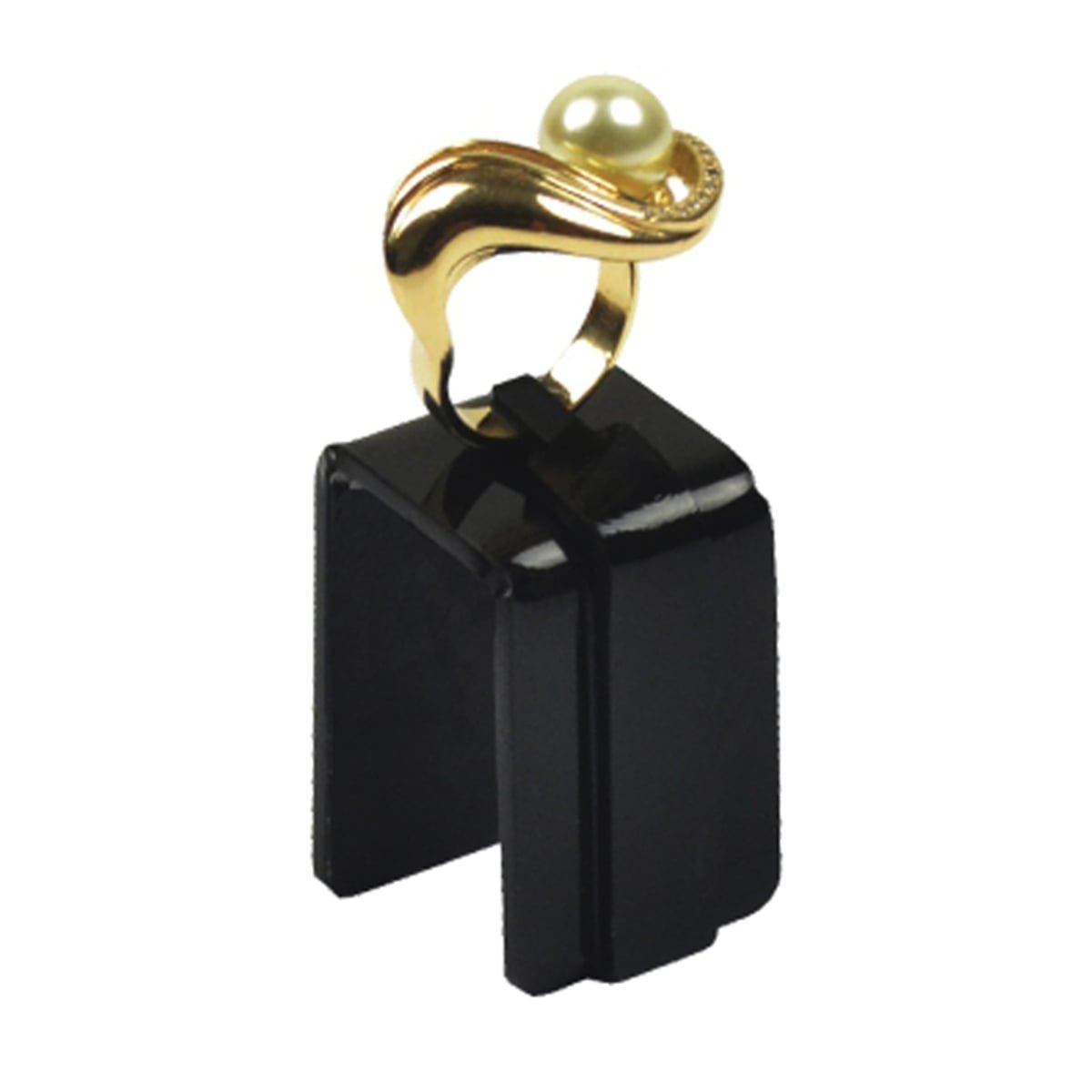Expositor Médio para Anel - 2,4x4x3,2 cm Preto