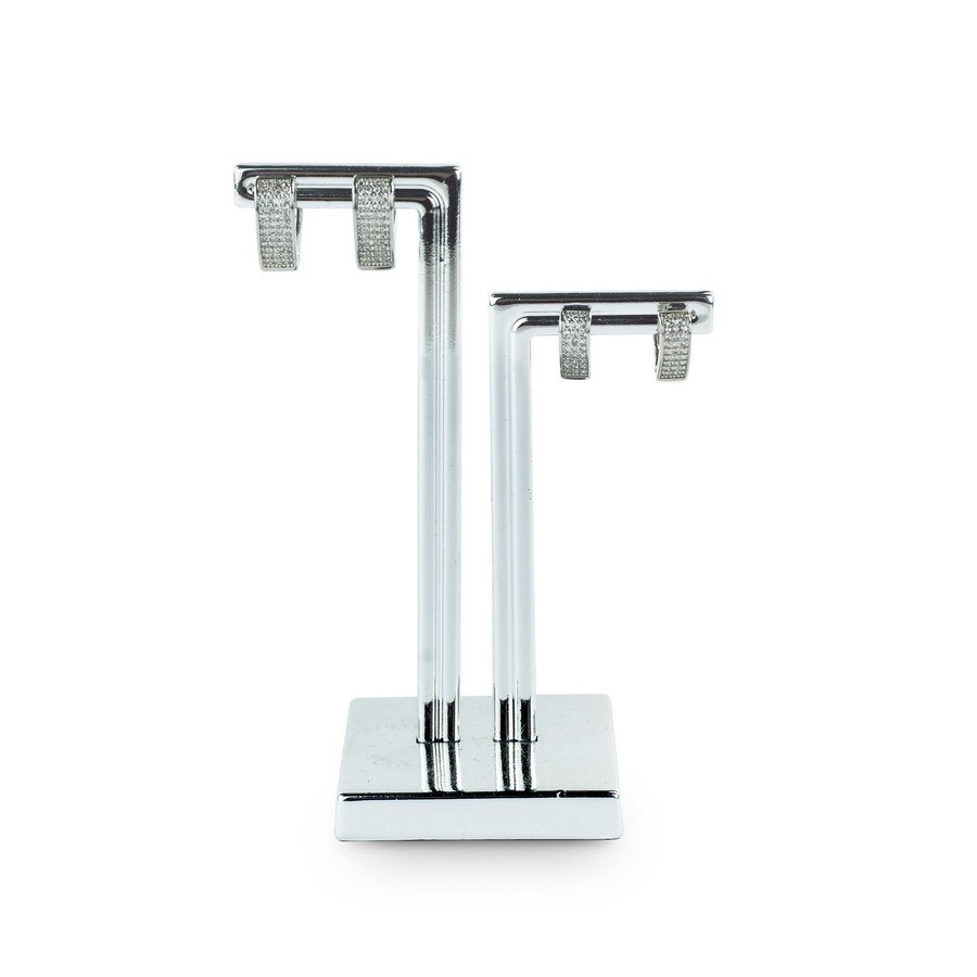 Expositor Brinco 10x7,5x4,5 cm Metal Prata