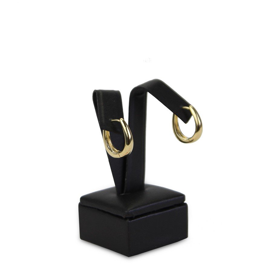 Expositor Médio para Brincos - 4x8 cm. Vinil Vinil Preto 