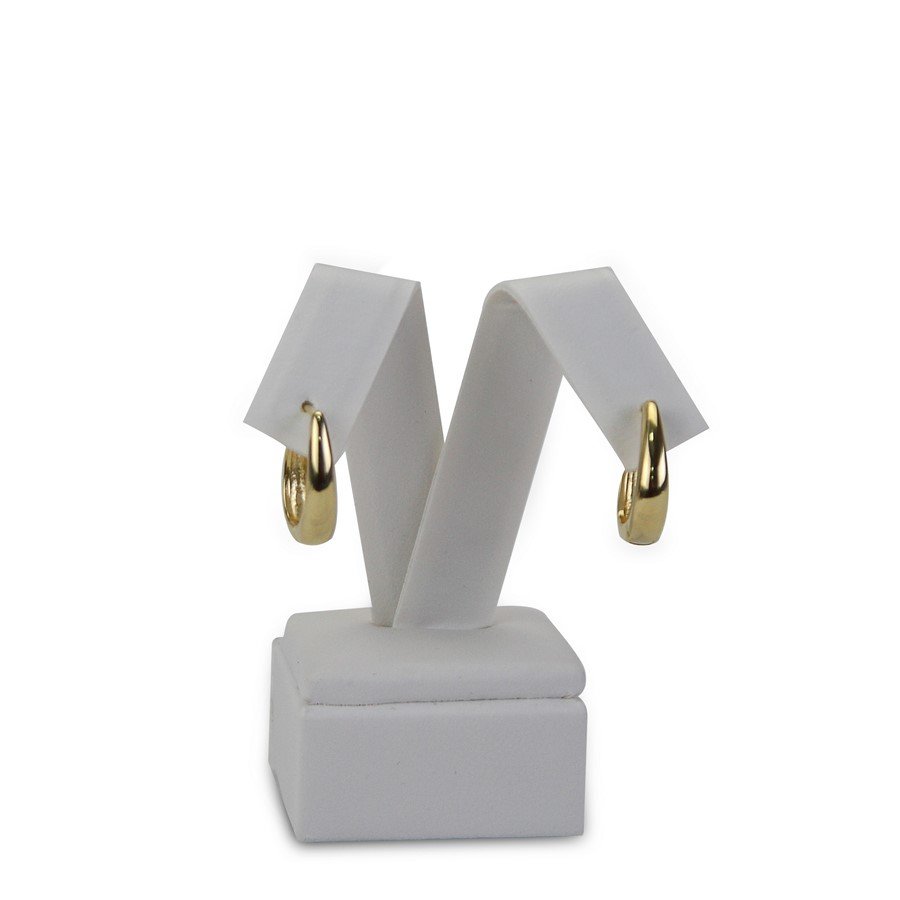 Expositor Médio para Brincos - 4x8 cm. Vinil Vinil Branco