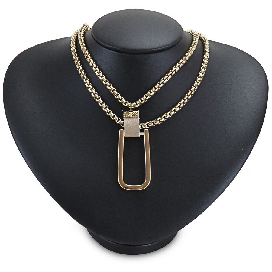 Busto Expositor Grande para Gragantilhas - 25x19x20 cm. Vinil Vinil Preto