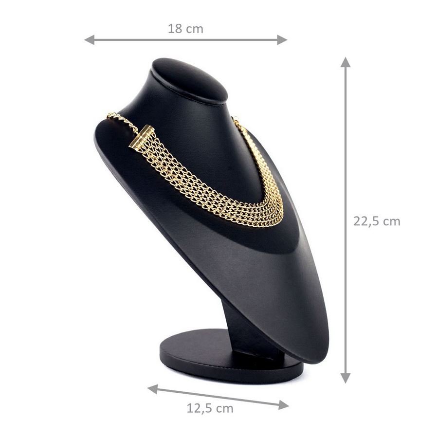 Busto Navete P Vinil Vinil Preto 