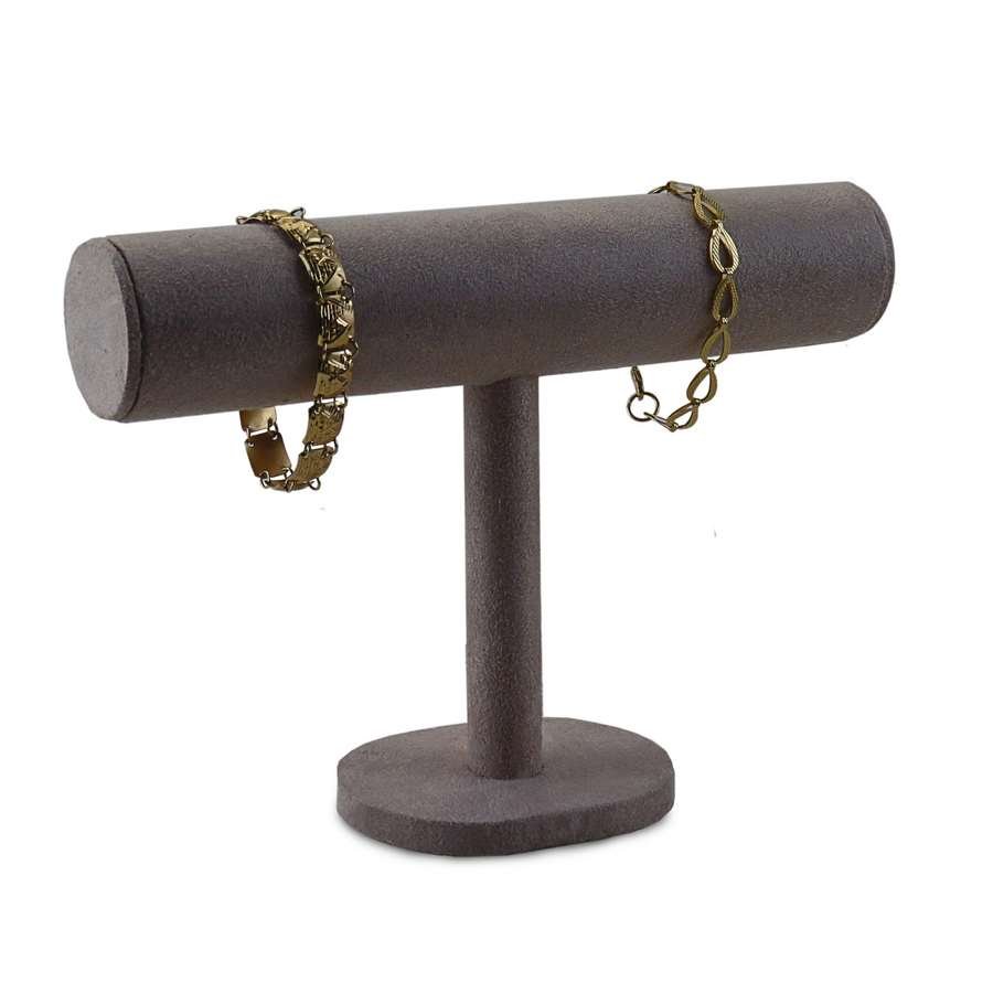 Expositor para Braceletes - 17,5x23,5 cm. Suede Marrom