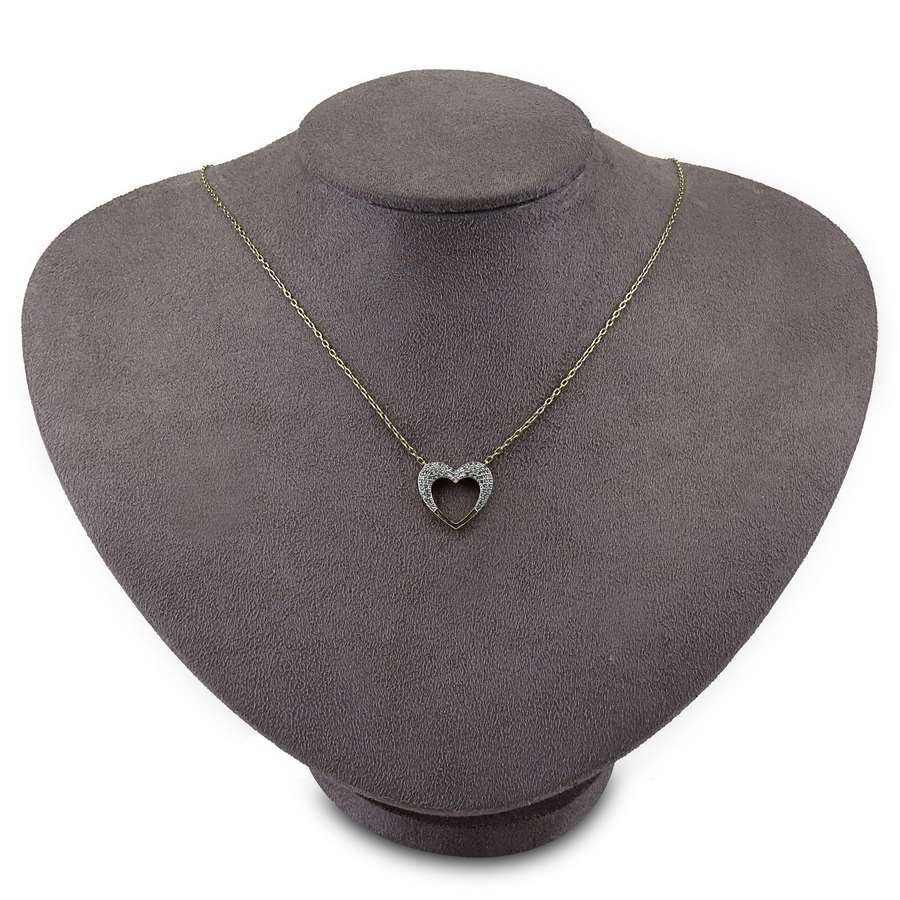 Busto Abajur Grande-18x19,5x26cm Suede Marrom