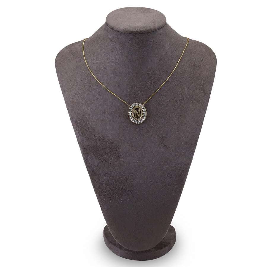 Busto Manequim Grande - 16x31x21cm Suede Marrom