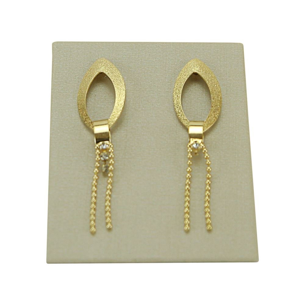 Expositor Inclinado Para Brinco - Médio 5,5x3,5x8cm Dunny Champagne