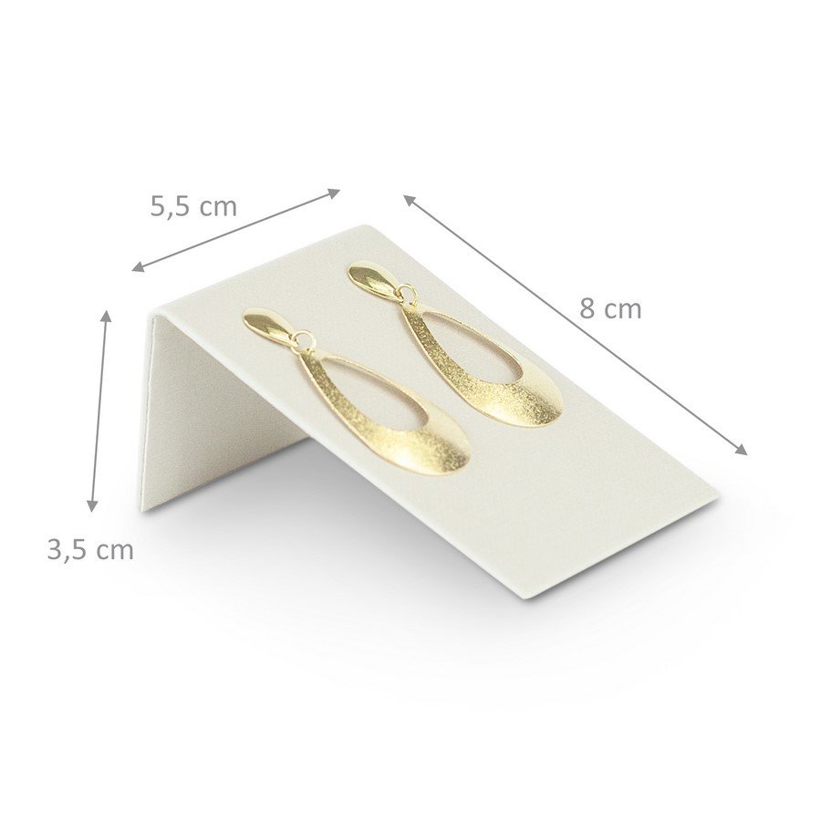 Expositor Inclinado Para Brinco - Médio 5,5x3,5x8cm Dunny Off White