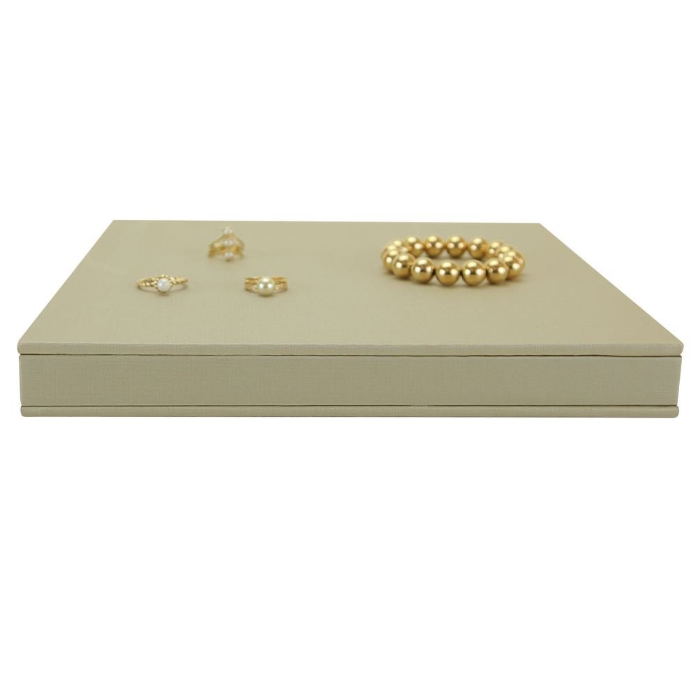 Base Expositora Para Joias 25,0x25,0x2,8 cm Dunny Champagne