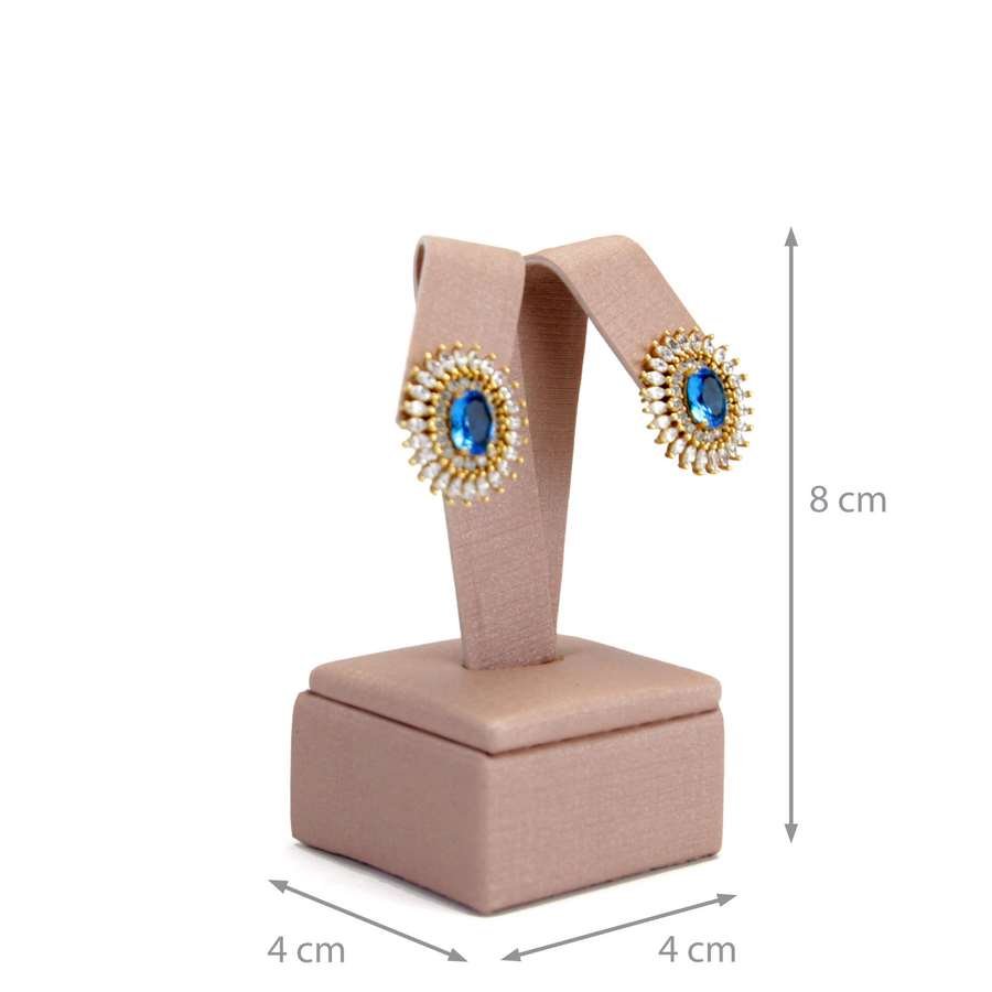 Expositor 'Y' para Brincos - 4,0X8,0 cm Dunny Rosa Cha