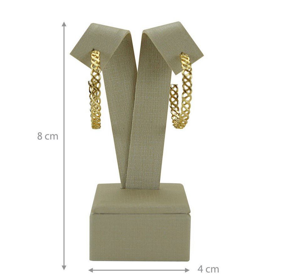 Expositor 'Y' para Brincos - 4,0X8,0 cm Dunny Champagne