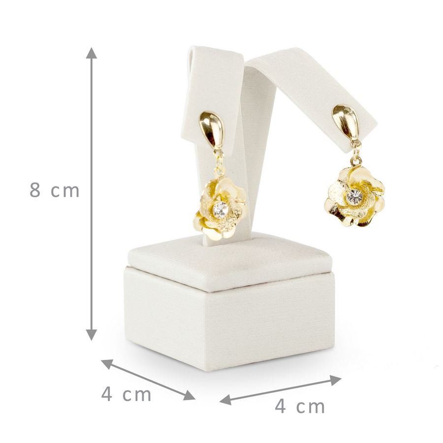 Expositor 'Y' para Brincos - 4,0X8,0 cm Dunny Off White