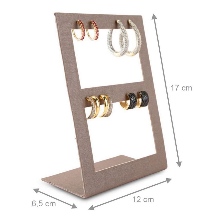 Expositor Brinco Vazado G - 12,0x17,0 cm Dunny Capuccino