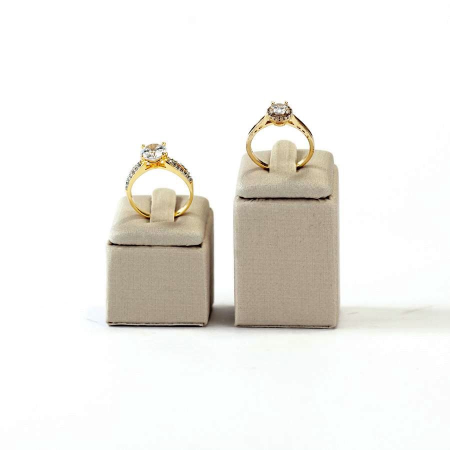 Expositor Anel 2 Peças - 5,0x6,0 cm. Dunny Champagne