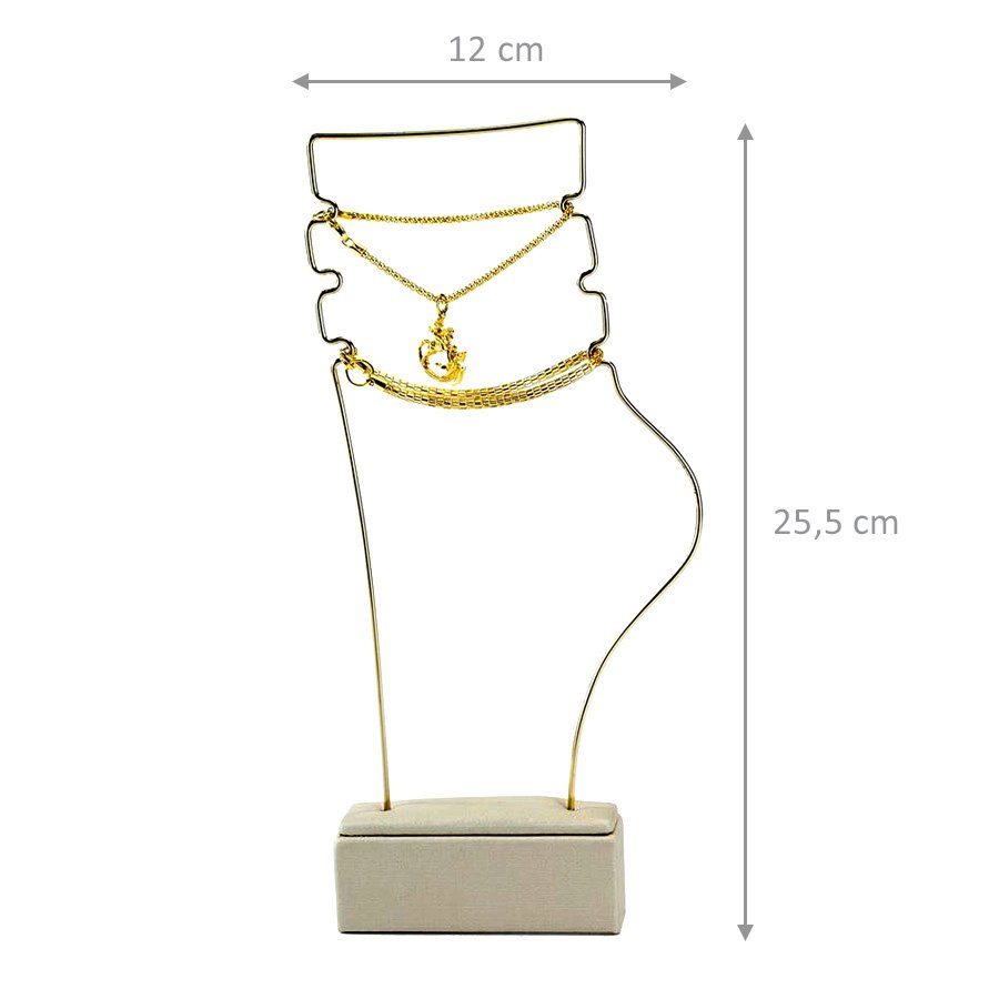 Expositor Tornozeleira Dunny Champagne