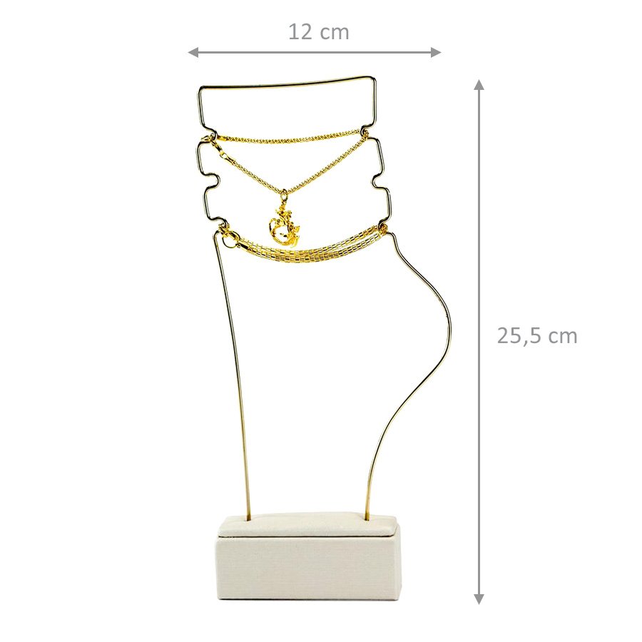 Expositor Tornozeleira Dunny Off White