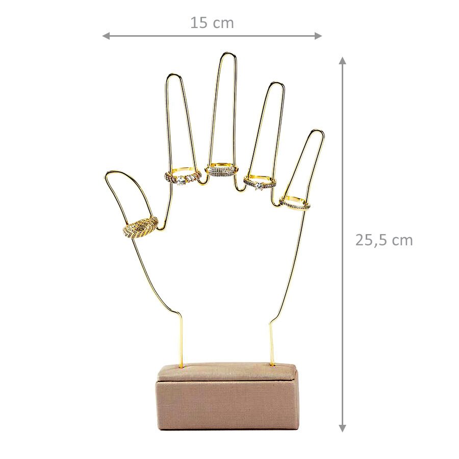 Expositor Mão Dunny Rosa Cha