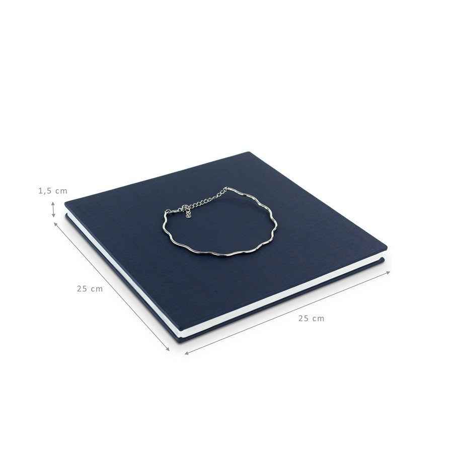 Expositor Base Metalic 25x25x1,5cm Dunny Azul Marinho