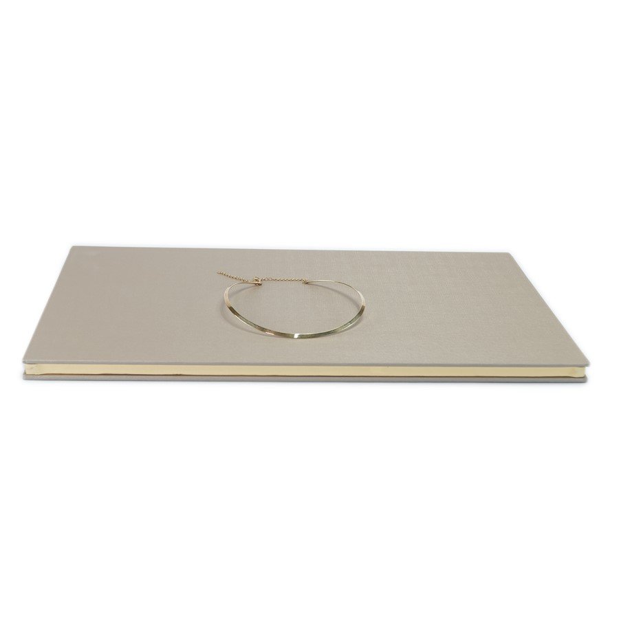 Expositor Base Metalic - 25x44x1,5 cm. Dunny Champagne
