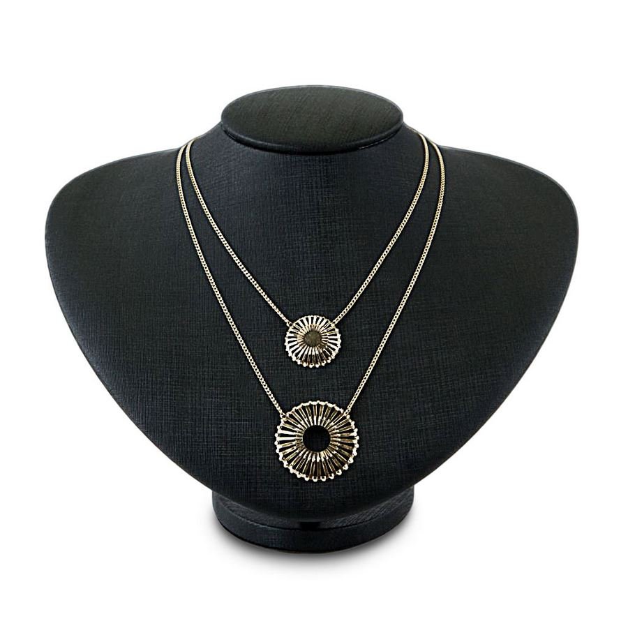 Busto Expositor Grande para Gargantilhas - 18x26x19,5 cm. Dunny Preto