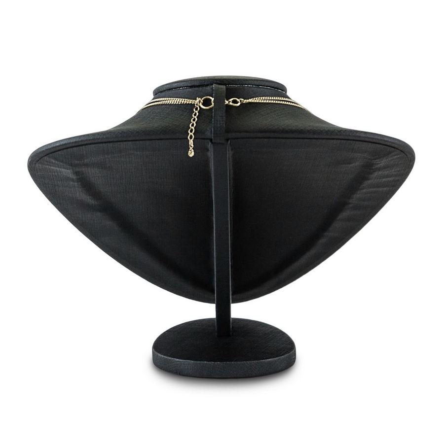 Busto Expositor Grande para Gargantilhas - 18x26x19,5 cm. Dunny Preto