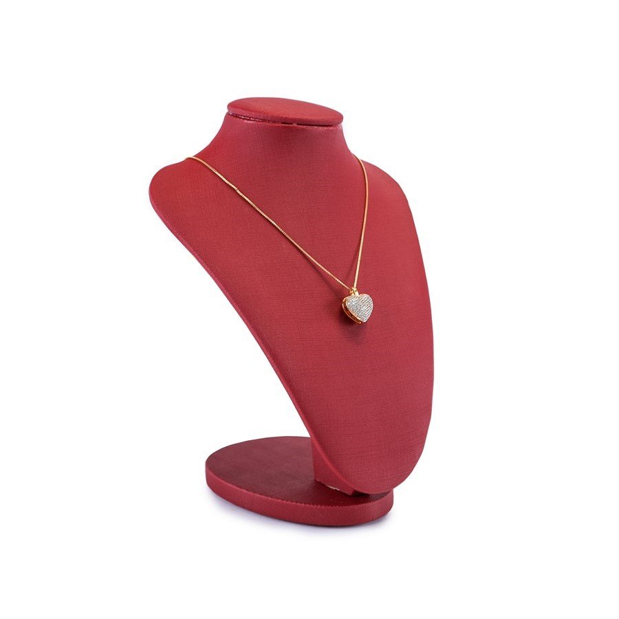 Busto Expositor Pequeno para Gargantilhas - 16x14x21 cm. Dunny Rubi