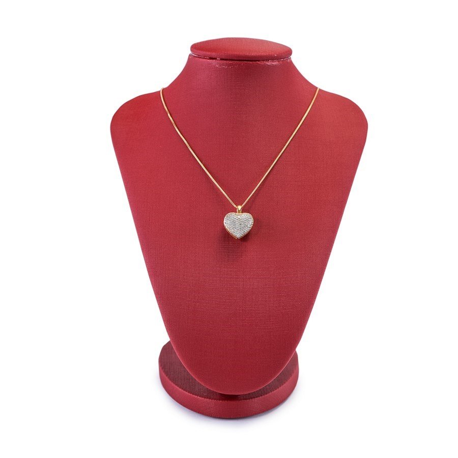 Busto Expositor Pequeno para Gargantilhas - 16x14x21 cm. Dunny Rubi