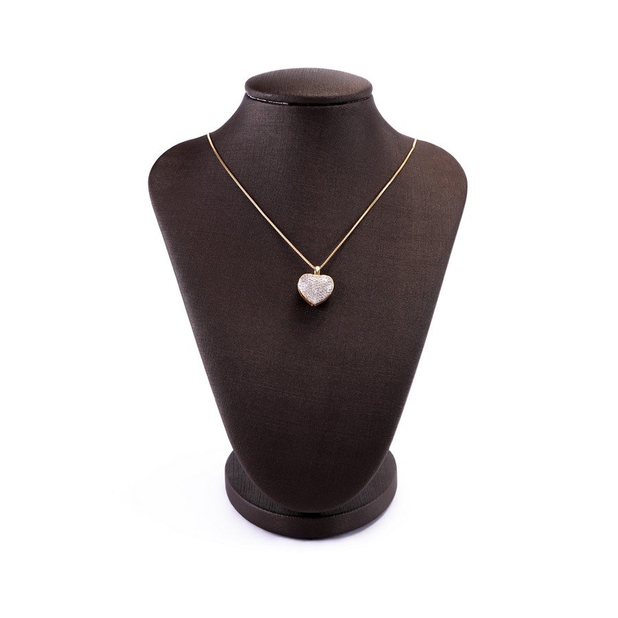 Busto Expositor Pequeno para Gargantilhas - 16x14x21 cm. Dunny Coffe