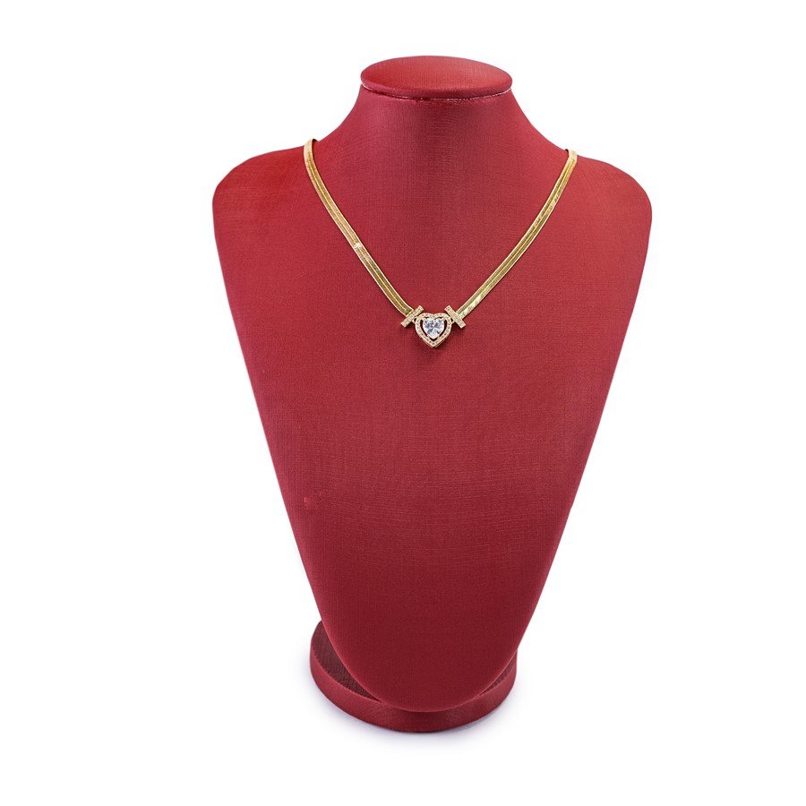 Busto Expositor Médio para Gargantilhas - 18x15x25 cm. Dunny Rubi