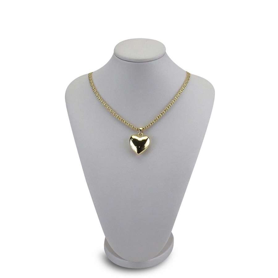 Busto Expositor Médio para Gargantilhas - 18x15x25 cm. Dunny Off White