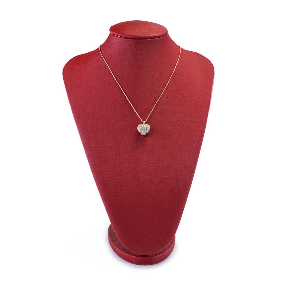 Busto Expositor Grande para Gargantilhas - 21x16x30,5 cm. Dunny Rubi