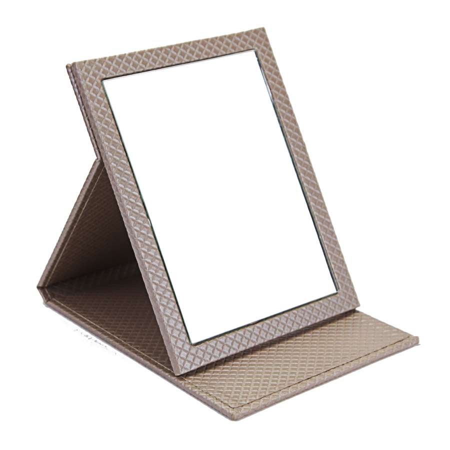 Espelho Dobrável - 14,5x19,5 cm Rodes Capuccino Metalizado