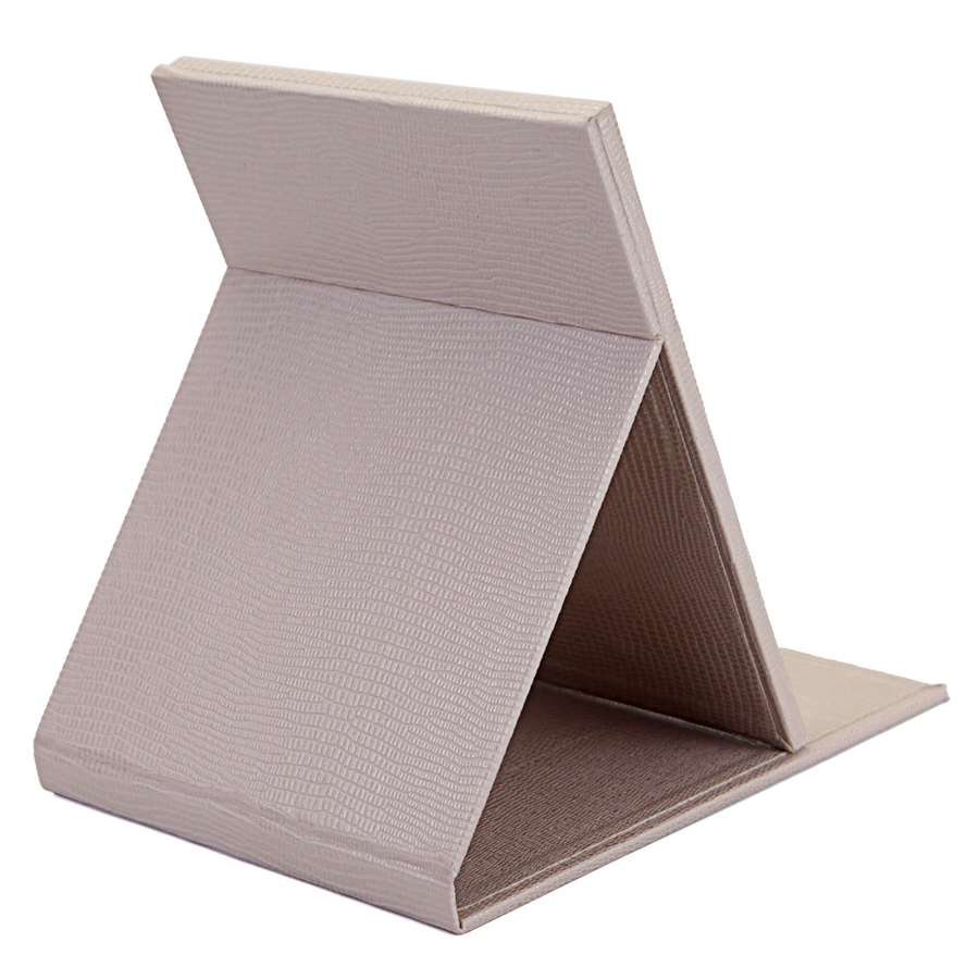 Espelho Dobrável - 14,5x19,5 cm Reptil Rosa Blush