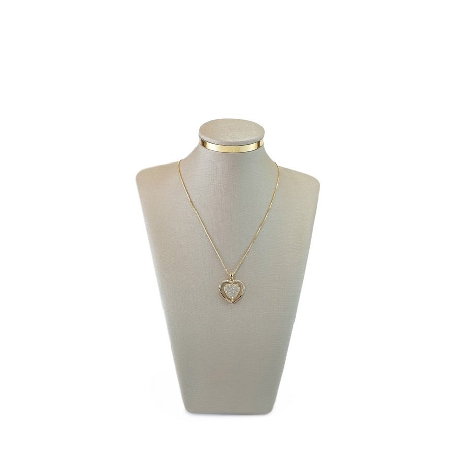 Busto Linea Metalic Pequeno 11x16x20cm Dunny Champagne