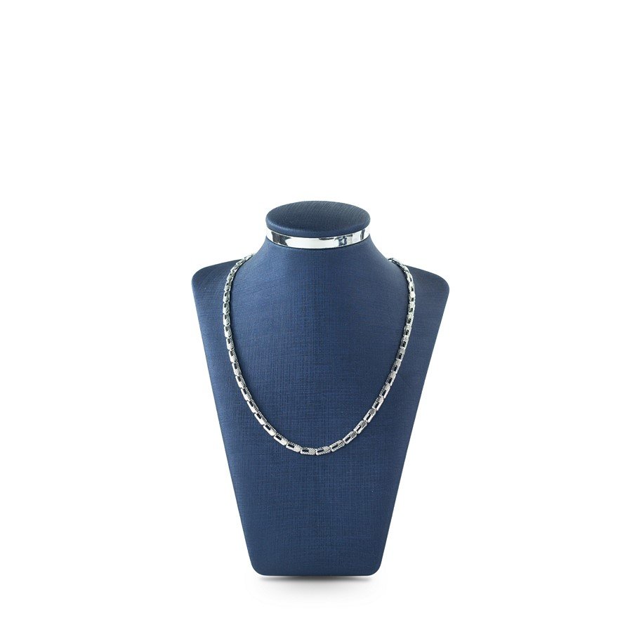 Busto Linea Metalic Pequeno 11x16x20cm Dunny Azul Marinho