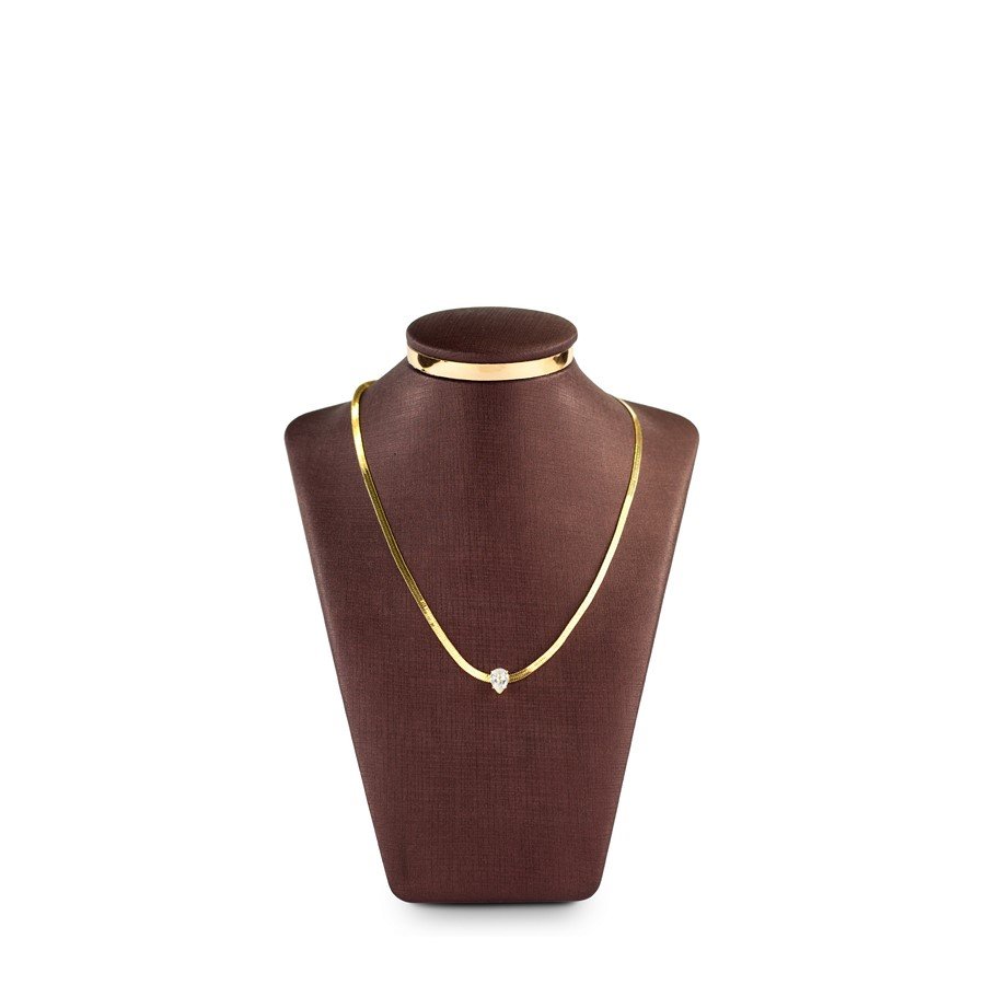 Busto Linea Metalic Pequeno 11x16x20cm Dunny Bordô