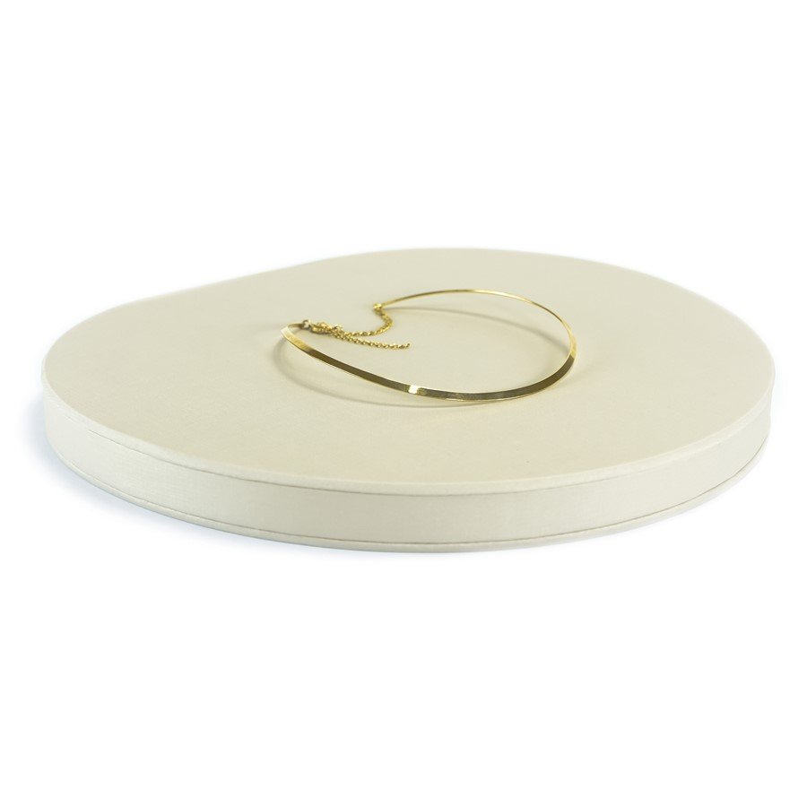 Base Expositora Orgânica Melodia - 2,5x31x26 cm. Dunny Off White