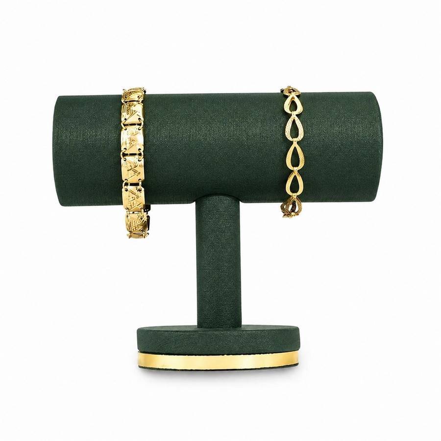 Expositor Bracelete Melodia - 12,5x15x5,0 cm. Dunny Verde - Dourado Metalizado