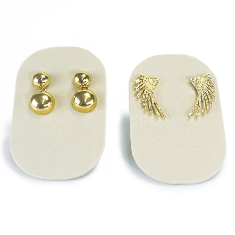 Expositor de Brincos Duo Harmonia - 5,0x7,0x11 cm. Dunny Off White