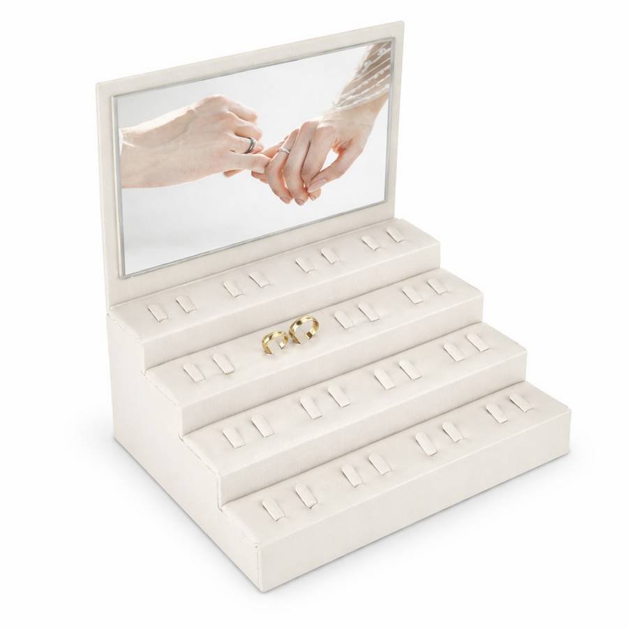 Vitrine Escada com Fundo p/ Panfleto Dunny Off White