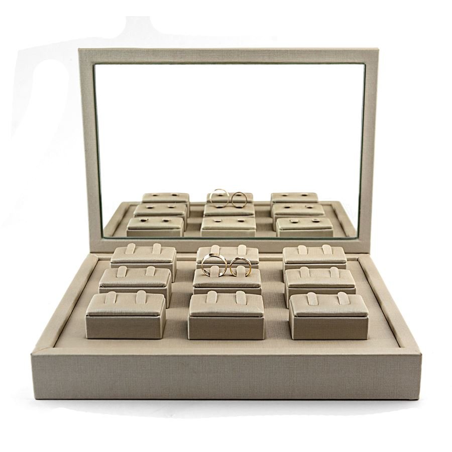 Vitrine de Expositores Aliança 25x26x30 cm Dunny Champagne