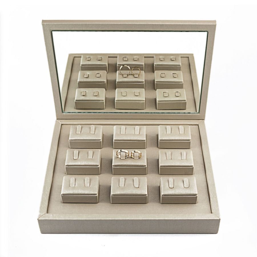 Vitrine de Expositores Aliança 25x26x30 cm Dunny Champagne