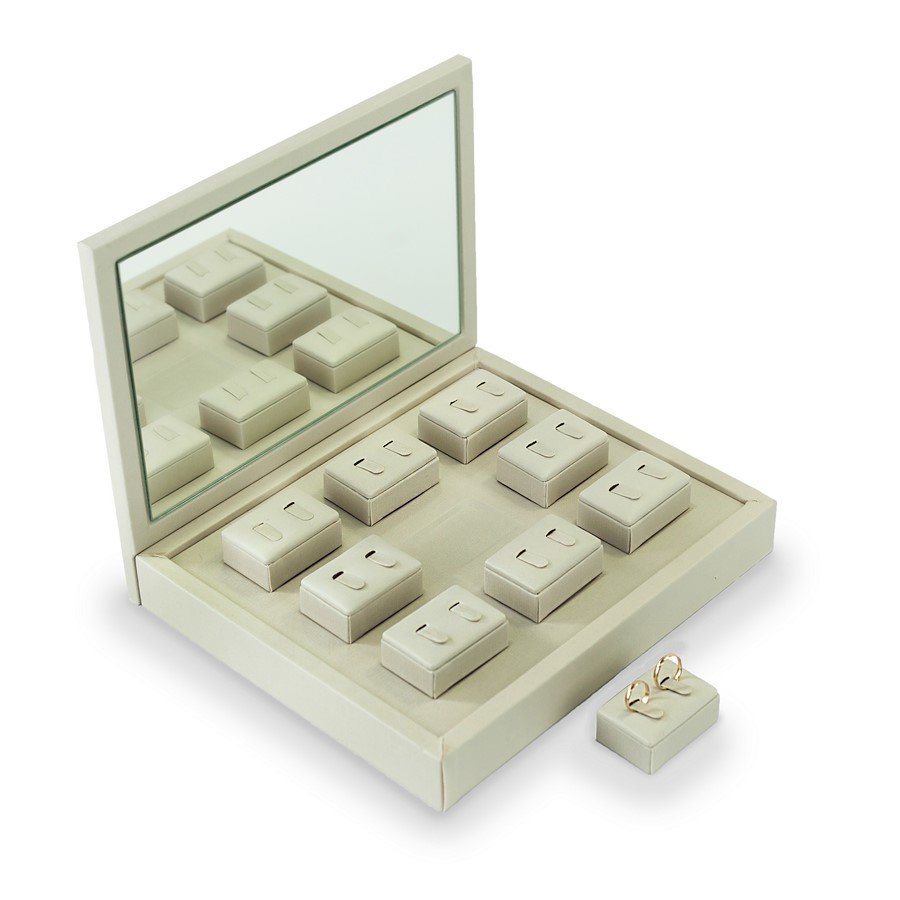 Vitrine de Expositores Aliança 25x26x30 cm Dunny Off White