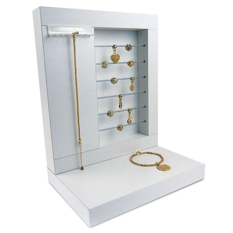 Vitrine Expositora para Joias - 15x22,2x27,5 cm. Branco